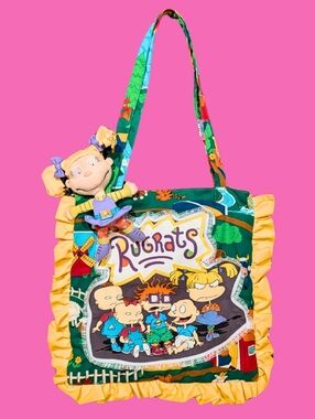 Handmade, Upcycled Rugrats Tote Bag